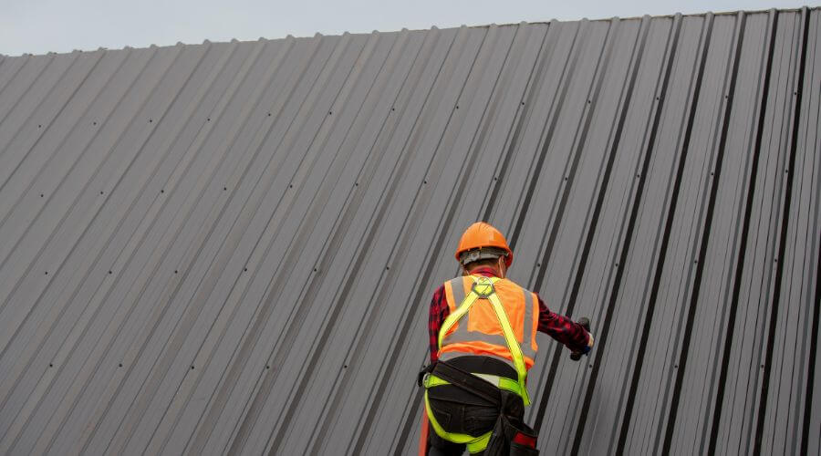 Professional metal roof installation services in Newington, GA